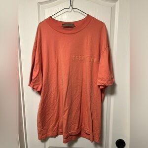 Fear of God Essentials Salmon Logo Tee. Size XL. Great condition.